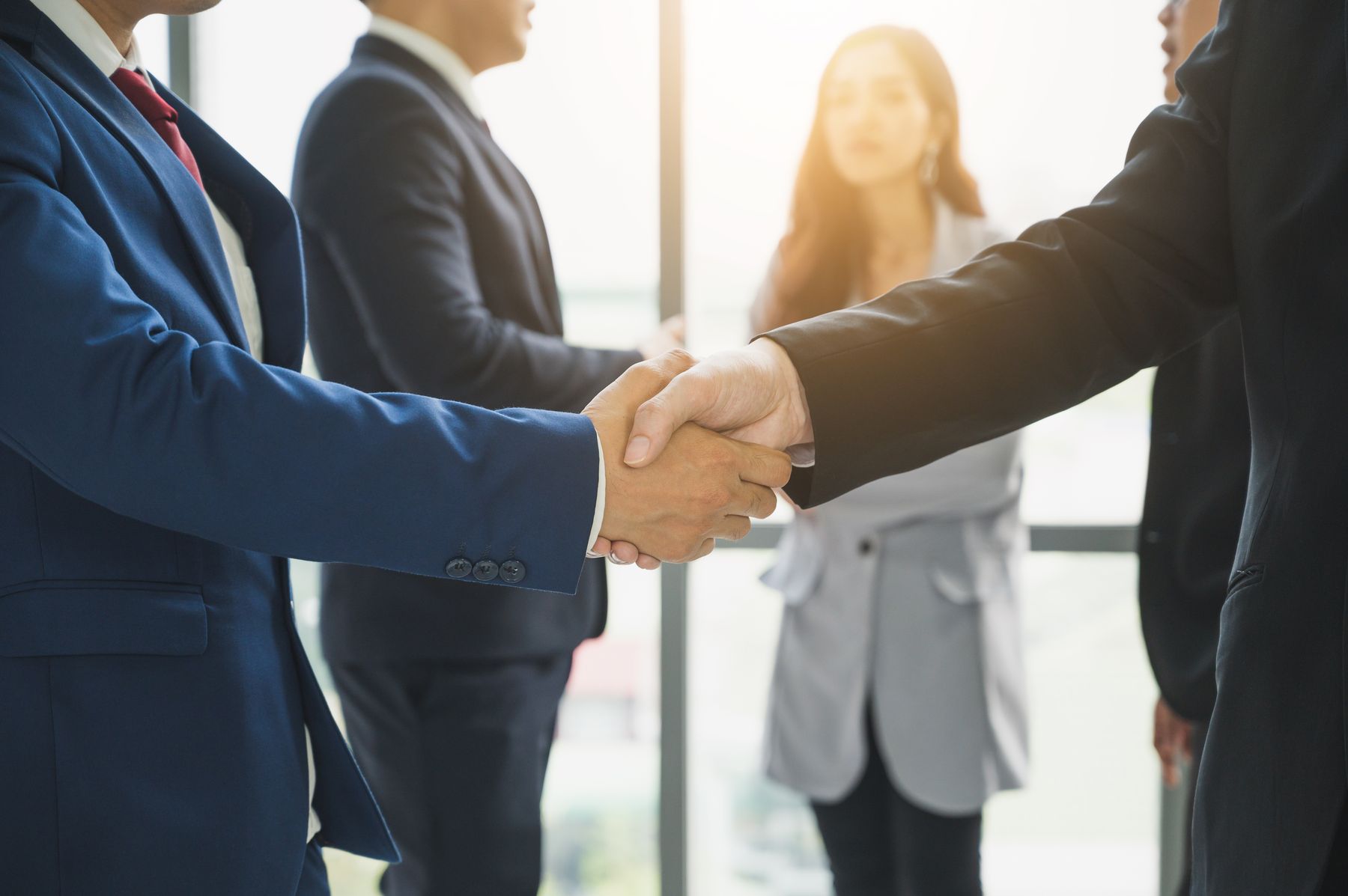 Partnership handshake